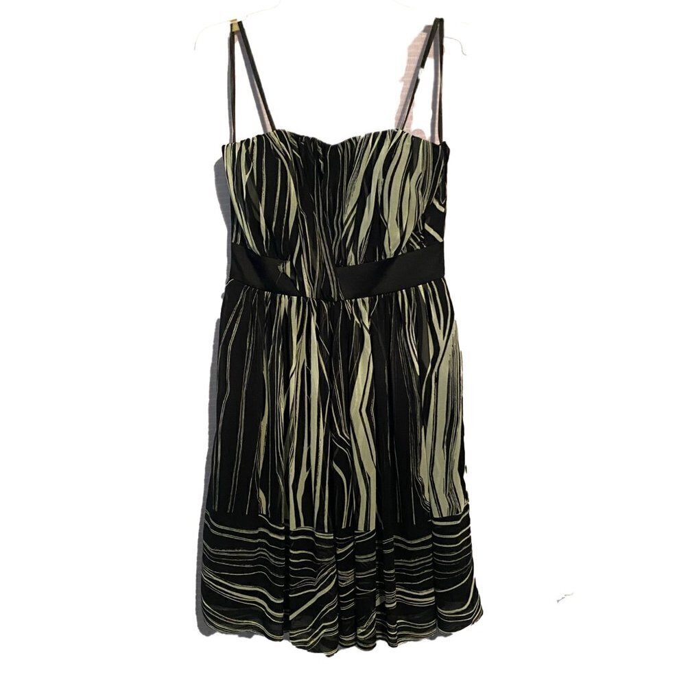 NWOT MAX & CLEO FORMAL STRAPELESS SIZE 4 SPAGHETTI STRAP DRESS - Picture 2 of 13